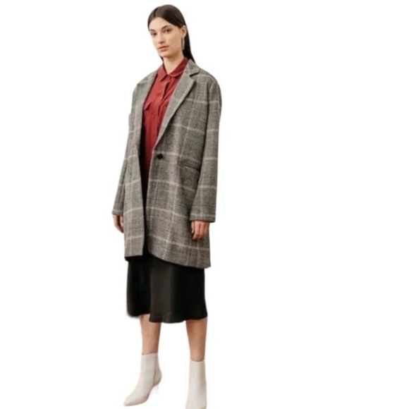 Rails Anders Plaid Oversized Coat SZ S - Picture 9 of 9